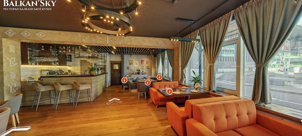 Virtual restaurant tour